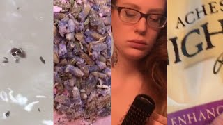 ASMR GET UNREADY WITH ME  Makeup Removal Relaxing Bath Pillow Fluffing [upl. by Ninette751]