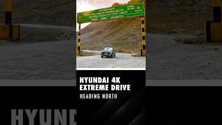 Heading towards extreme north on the Hyundai 4K Extreme Drive  Branded Content shorts [upl. by Haleemaj]