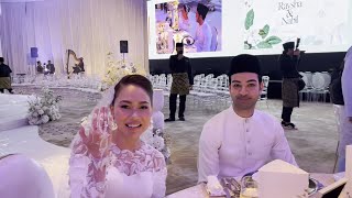 Raysha Rizrose dah jadi isteri pelumba F3 senyum manis tunjuk cincin di jari [upl. by Eillor]