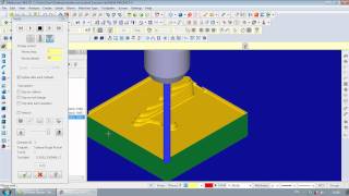 MasterCAM pocket mill [upl. by Pammi891]