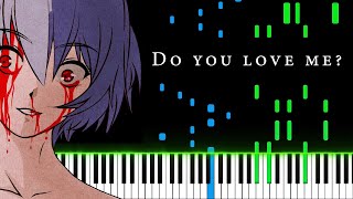 A Cruel Angels Thesis Dark Version  Neon Genesis Evangelion OP Piano Tutorial [upl. by Ambie78]