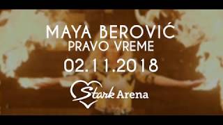 Maya Berović  Pravo vreme  02112018 Štark Arena Najava koncerta [upl. by Tigram]