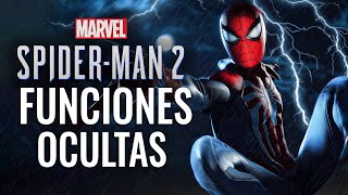 FUNCIONES OCULTAS amp MECÁNICAS SECRETAS MARVELS SPIDERMAN 2 [upl. by Iridis389]