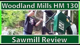 Woodland Mills HM130 Bandsaw Mill Review  Things to Consider Before You Buy [upl. by Idnal]