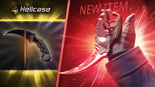 HELLCASE PROMO CODE 2024 HELLCASE CASE OPENING [upl. by Macnair]