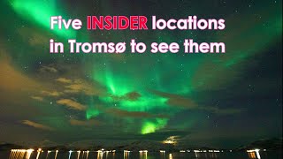 Discover The Top 5 Northern Light Hotspots Near Tromsø [upl. by Fatimah]