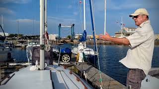 DeStepping the Mast on the Bayfield 25 [upl. by Yecal]