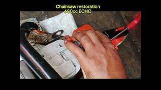 Chainsaw Cylinder and Crankshaft Repair Guide Echo Japan Models chainsaw [upl. by Aihtnis]