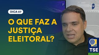 Competências da Justiça Eleitoral  Direito Eleitoral  Dica 07  Projeto 100 dicas TSE Unificado [upl. by Ainahs]