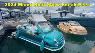 2024 Miami Boat Show Sneak Peek [upl. by Lance18]