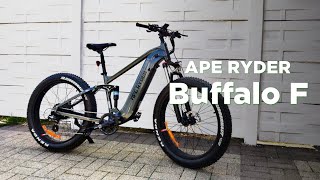 Review Ape Ryder Buffalo F  Elektrische fat tire mountainbike [upl. by Sirad]