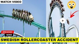 Grona lund Roller Coaster Accident in Sweden Caught on Camera [upl. by Lamberto]