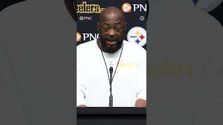 Coach Mike Tomlin on the QBs heading into Week 3 vs Chargers steelers nfl shorts [upl. by At]