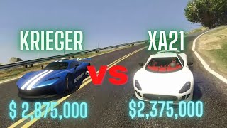 🛑 gta online Xa21 vs Krieger which is best [upl. by Bondy]