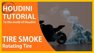 Houdini tutorial Tire smoke for Beginners Easy to follow  Subtitles [upl. by Janith694]