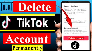 How to Delete TikTok Account Permanently  TikTok Account Delete Karne ka Tarika [upl. by Ahseyi]