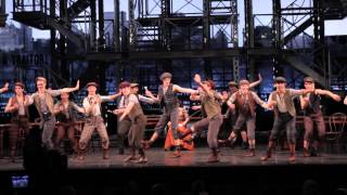 Behind the Scenes of the CBS Thanksgiving Day NEWSIES Performance [upl. by Trefler]