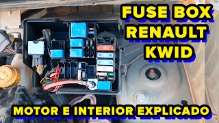 CAJA DE FUSIBLES RENAULT KWID  FUSE BOX LOCATION [upl. by Gibert234]