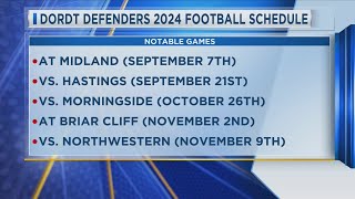 Dordt Defenders 2024 Football Schedule [upl. by Nerissa492]