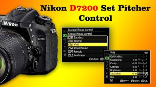 Nikon D7200 Set Picture Control  Nikon D7200 White Balance Settings  camera settings [upl. by Taber27]