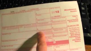 How to fill out an IRS 1099MISC Tax Form [upl. by Case17]