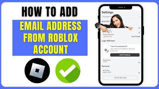 How To Add Email Address In Roblox Account 2024 [upl. by Vic367]