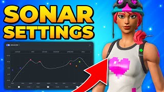 Best SteelSeries Sonar Settings for Fortnite  Hear Footsteps Better [upl. by Aniehs]