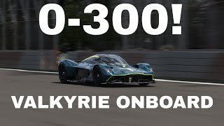 Aston Martin Valkyrie 0300 Onboard Acceleration [upl. by Mccarty]