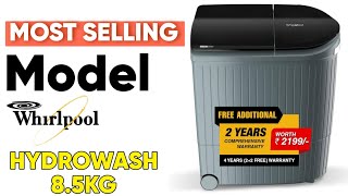 Whirlpool 30282 Whirlpool 85 Kg Washing Machine Demo  Whirlpool Semi Automatic Washing Machine [upl. by Iek]