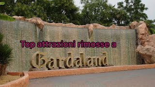 Top 20 attrazioni rimosse a Gardaland [upl. by Liagiba]