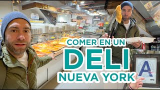 Comer en un DELI en NUEVA YORK Como funciona precio y OJO con la letra [upl. by Nickie124]