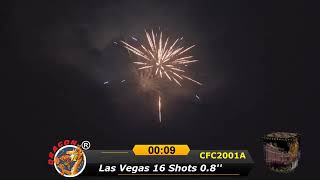 Dragon Fajerwerki Wyrzutnia Bateria Las Vegas 16 Shots 08 CFC2001A Fireworks Cake [upl. by Abdel]