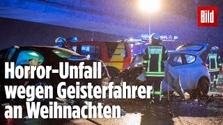 An Weihnachten passierte der Unfall 84Jähriger baut als Geisterfahrer einen Unfall und stirbt [upl. by Skylar]