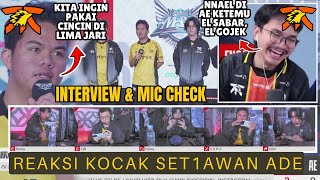 SANZ INCAR JUARA MPL KE 5 REAKSI MAS ADE INTERVIEW amp MIC CHECK FNATIC ONIC VS ALTER EGO MPL ID S14 [upl. by Adrienne]