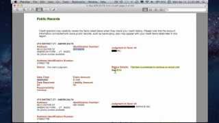 Consumer Credit  Experian Credit Report WalkThru [upl. by Goodspeed]