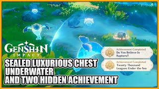 Marcotte Station Sealed Luxurious Chest Underwater Puzzle And 2 Hidden Achievement Genshin Impact [upl. by Farley]