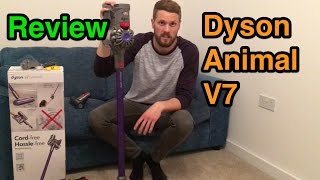 Dyson Animal V7  cordless vacuum cleaner review [upl. by Adnalra522]