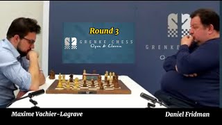 GRENKE Chess Classic 2024 Maxime VachierLagrave vs Daniel Fridman [upl. by Lucas]