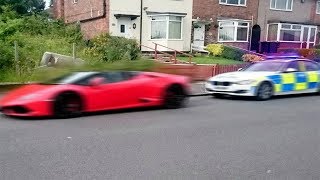 Le policier pensait pouvoir arrêter la Lamborghini ᗒ ͟ʖᗕ [upl. by Ydok]