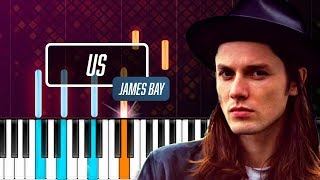 James Bay  quotUsquot Piano Tutorial  Chords  How To Play  Cover [upl. by Eilegna254]