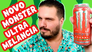 PROVANDO o novo MONSTER ULTRA WATERMELON  SABOR MELANCIA [upl. by Neyut]