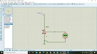 how to use potentiometer in proteus  how to use variable resistor in proteus [upl. by Asenev707]