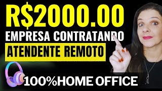 R200000 para TRABALHAR COM ATENDIMENTO HOME OFFICE [upl. by Gussi]