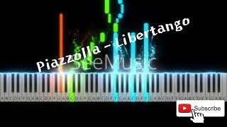 Piazzolla  Libertango piano tutorial  how to play the piano [upl. by Ahsienet47]