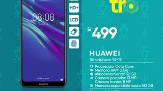 ¡Encuentra tu celular ideal en plazaVea Consigue un Huawei Y6 19 a S 449 con Tarjeta oh [upl. by Akcebar]