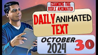 JW DAILY ANIMATED TEXT 🔵 GOD’S OWN BOOK A TREASURE ✅ EXAMINE THE BIBLE ANIMATED [upl. by Tammie]