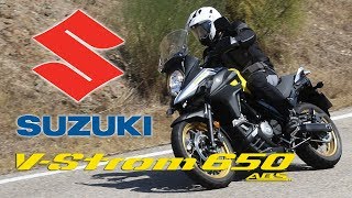 Suzuki VStrom 650 XT 2017 Prueba  Test  Review Full HD [upl. by Ahtelahs961]