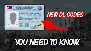 LTO 2022 UPDATES  New Restriction Code Explained LTO Drivers License [upl. by Misha]