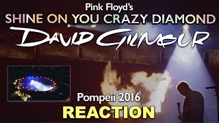 Brothers REACT to David Gilmour Shine On You Crazy Diamond Pompeii 2016 [upl. by Maze]