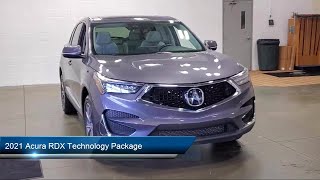 2021 Acura RDX Technology Package Sport Utility Akron Canton Wadsworth Cuyahoga Falls Green [upl. by Yarg]